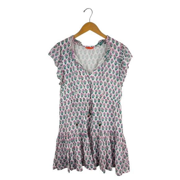 Oliphant Ruffle Hem Mini Dress - Picture 1 of 6